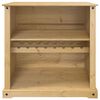 vidaXL Wine Cabinet "Corona" 42.3x20.1x41.5" Solid Wood Pine