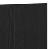vidaXL Headboard Black Oak 94.49 x 0.59 x 31.50 in Engineered Wood
