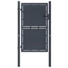 vidaXL Garden Gate Steel 39.4x68.9" Anthracite