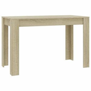 vidaXL Dining Table Sonoma Oak Engineered Wood 47.2 x 23.6 x 29.9 in