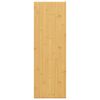 vidaXL Wall Shelf Natural Bamboo Bamboo 23.6 x 7.9 x 0.6 in