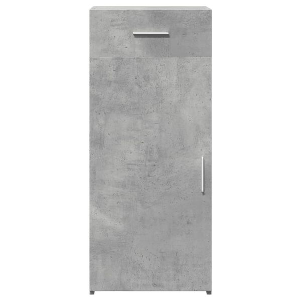 vidaXL Sideboard Concrete grey Engineered wood Standard Sideboard