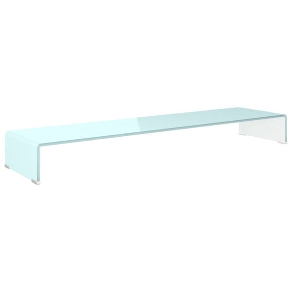 vidaXL TV Stand Green Tempered glass, plastic 47.2 in x 11.8 in x 5.1 in