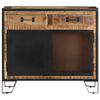 vidaXL Sideboard Brown Solid Mango Wood Rectangular Industrial Style