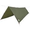 vidaXL Camping Tarp Olive Green 199.2x120.5" Waterproof