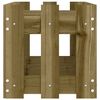 vidaXL Garden Raised Bed Natural wood Vacuum pressure impregnated pinewood