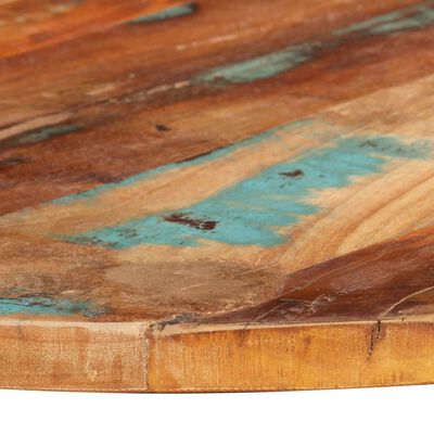 vidaXL Table Top Ø31.5"x(0.98"-1.06") Solid Reclaimed Wood