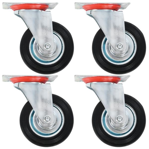 vidaXL Swivel Casters 4 pcs 3.94 "