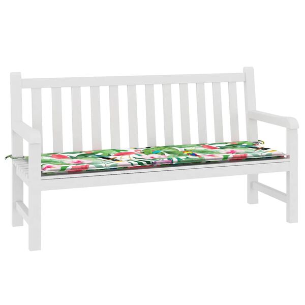 vidaXL Patio Bench Cushion Multicolour 59.1x19.7x1.6" Oxford Fabric