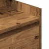 vidaXL Bedside Cabinet Old wood Engineered wood Medium Bedside Cabinet