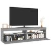 vidaXL TV Cabinet Set of 2 Grey Sonoma Engineered Wood 29.5x13.8x15.7 in