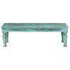 vidaXL Coffee Table Multicolor Solid reclaimed wood 43.3 x 19.7 x 13.4 in