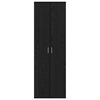 vidaXL Highboard Black oak 60 x 35 x 180 cm Engineered wood