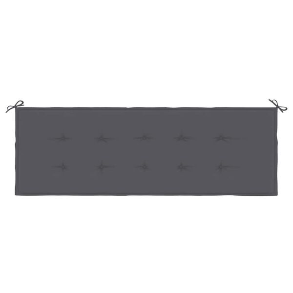 vidaXL Garden Bench Cushion Anthracite Oxford fabric (100% polyester)
