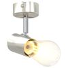 vidaXL Ceiling Spotlight Nickel 2.56 x 2.36 x 4.53 in Metal