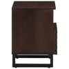 vidaXL Bedside Cabinet Brown Solid mango wood Small Bedside Cabinet