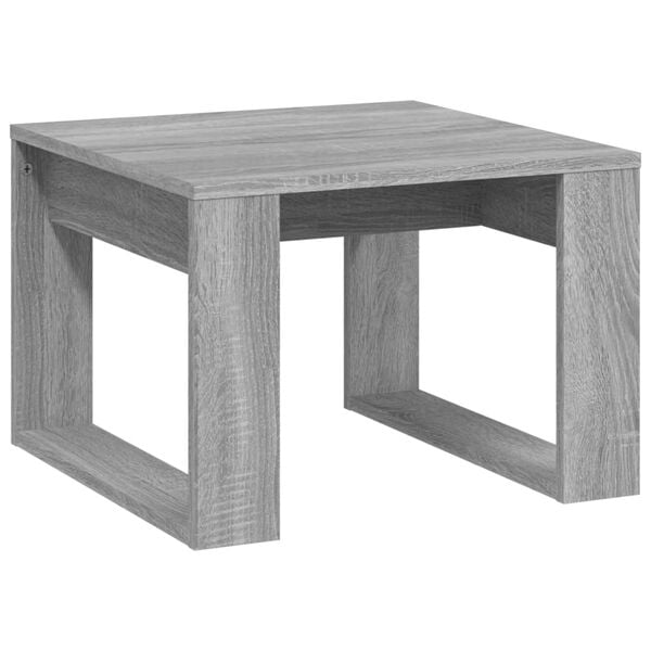 vidaXL Side Table Gray Sonoma Engineered Wood Small Durable Side Table