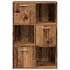 vidaXL Bookshelf Artisan Oak Engineered Wood Medium Bookshelf