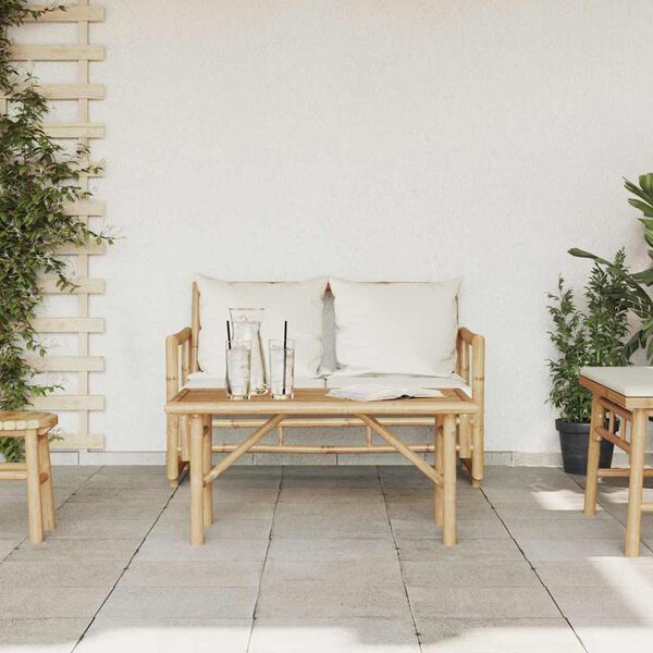 vidaXL Coffee Table Brown 90 x 50 x 43 cm bamboo