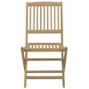 vidaXL Garden Chair Set of 2 Light Natural Wood Solid Acacia Wood