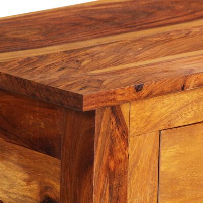 vidaXL Sideboard with 3 Drawers 43.3"x11.8"x31.5" Solid Acacia Wood