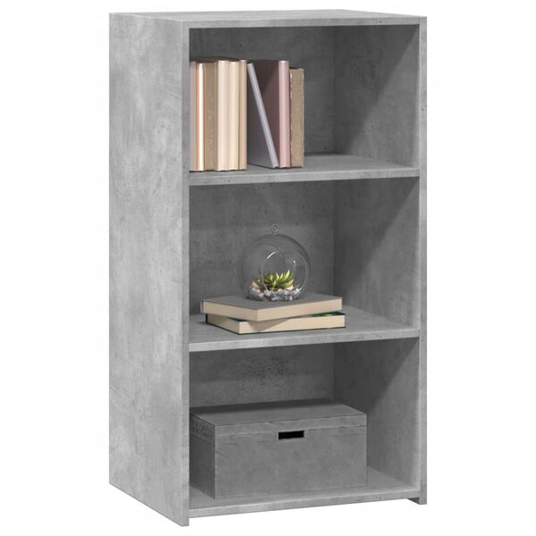 vidaXL Sideboard Concrete grey Engineered wood Standard Sideboard