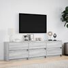 vidaXL TV Cabinet Grey Sonoma Engineered wood Large TV Cabinet