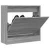 vidaXL Shoe Cabinet Gray Sonoma Engineered Wood