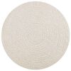 vidaXL Rug Cream Polypropylene &Oslash; 47.2 in UV-resistant materials Rug