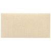 vidaXL Wall Panels 12 pcs Cream 11.8"x5.9" Fabric 5.8 ft²