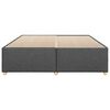 vidaXL Bed Frame Dark Grey Polyester Super King Bed Frame Rectangular