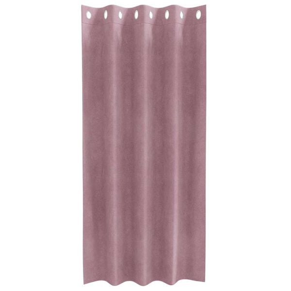 vidaXL Blackout Curtains 2 pcs Dark Pink 55.12 x 68.90 in Velvet