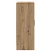 vidaXL Shoe Cabinet Artisan Oak Engineered Wood 23.6 x 13.8 x 36.2 in