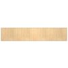 vidaXL Rug Light natural Bamboo, Polypropylene 31.5 x 157.5 in Non-slip