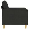 vidaXL Sofa Chair Black Fabric (100% polyester), metal, textilene Single