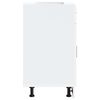 vidaXL Kitchen Base Cabinet White Engineered wood Standard