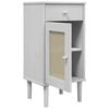 vidaXL Bedside Cabinet White