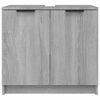 vidaXL Bathroom Cabinet Grey Sonoma Engineered wood Medium