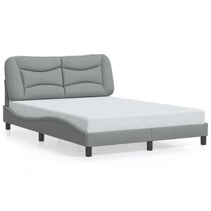 vidaXL Bed Frame Light Grey