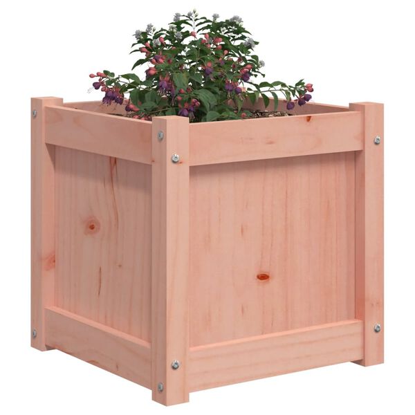 vidaXL Garden Planter Set of 2 Natural wood Solid Douglas wood Large