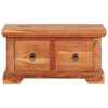 vidaXL Coffee Table Brown Solid Acacia Wood 26.0 x 27.6 x 13.8 in