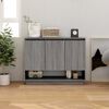 vidaXL Sideboard Grey Sonoma Engineered wood Medium Sideboard