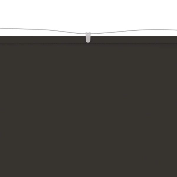vidaXL Vertical Awning Gray Oxford fabric (100% polyester) Extra Long