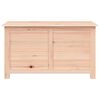 vidaXL Cushion Box Natural wood Solid Fir Wood Medium Cushion Box