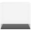 vidaXL Display Box Transparent 15.7x14.2x13.8" Acrylic