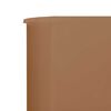 vidaXL Wind Screen Taupe Non-woven fabric (100% polyester), wood