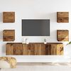 vidaXL TV Cabinet Rustic Wood Engineered Wood Large TV Cabinet