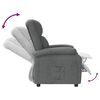 vidaXL Recliner Dark Gray Fabric