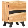 vidaXL Bedside Cabinet Natural Wood Solid Acacia Wood Standard
