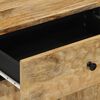 vidaXL Bedside Cabinet Natural Wood Solid Mango Wood Bedside Cabinet